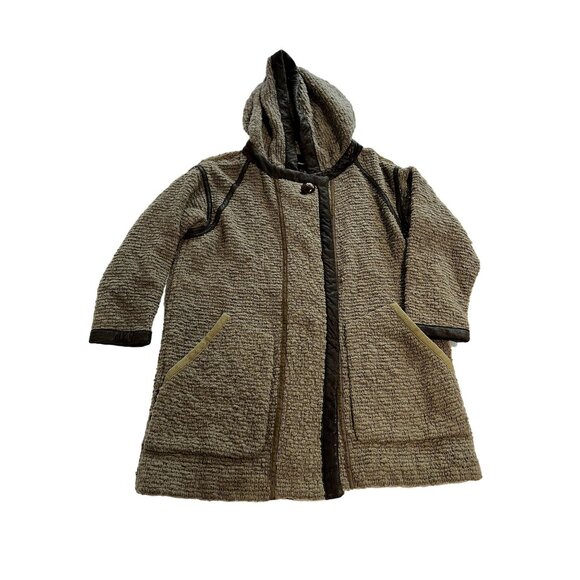 Isabel Marant Hooded Coat in Brown